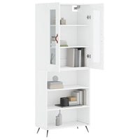 Thumbnail for Highboard Weiß 69,5x34x180 cm Holzwerkstoff