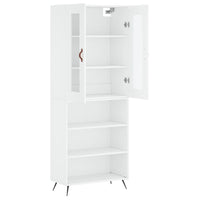 Thumbnail for Highboard Weiß 69,5x34x180 cm Holzwerkstoff