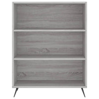 Thumbnail for Highboard Grau Sonoma 69,5x34x180 cm Holzwerkstoff