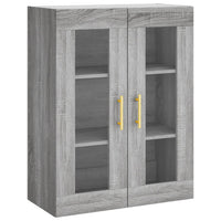 Thumbnail for Highboard Grau Sonoma 69,5x34x180 cm Holzwerkstoff