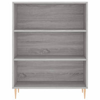 Thumbnail for Highboard Grau Sonoma 69,5x34x180 cm Holzwerkstoff