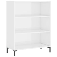 Thumbnail for Highboard Hochglanz-Weiß 69,5x34x180 cm Holzwerkstoff