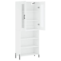Thumbnail for Highboard Weiß 69,5x34x180 cm Holzwerkstoff