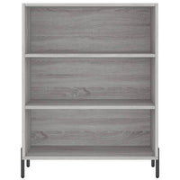 Thumbnail for Highboard Grau Sonoma 69,5x34x180 cm Holzwerkstoff