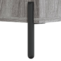Thumbnail for Highboard Grau Sonoma 69,5x34x180 cm Holzwerkstoff