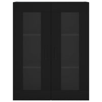 Thumbnail for Highboard Schwarz 69,5x34x180 cm Holzwerkstoff