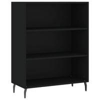 Thumbnail for Highboard Schwarz 69,5x34x180 cm Holzwerkstoff