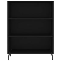 Thumbnail for Highboard Schwarz 69,5x34x180 cm Holzwerkstoff