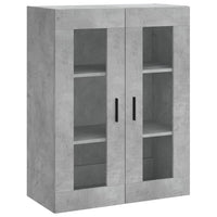 Thumbnail for Highboard Betongrau 69,5x34x180 cm Holzwerkstoff