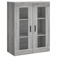 Thumbnail for Highboard Grau Sonoma 69,5x34x180 cm Holzwerkstoff