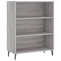 Thumbnail for Highboard Grau Sonoma 69,5x34x180 cm Holzwerkstoff
