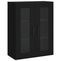 Thumbnail for Highboard Schwarz 69,5x34x180 cm Holzwerkstoff
