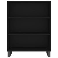 Thumbnail for Highboard Schwarz 69,5x34x180 cm Holzwerkstoff