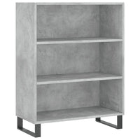 Thumbnail for Highboard Betongrau 69,5x34x180 cm Holzwerkstoff