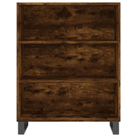 Thumbnail for Highboard Räuchereiche 69,5x34x180 cm Holzwerkstoff