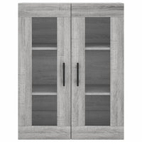 Thumbnail for Highboard Grau Sonoma 69,5x34x180 cm Holzwerkstoff