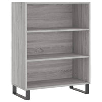 Thumbnail for Highboard Grau Sonoma 69,5x34x180 cm Holzwerkstoff