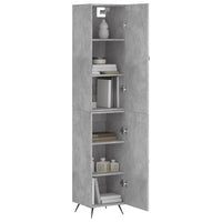 Thumbnail for Highboard Betongrau 34,5x34x180 cm Holzwerkstoff