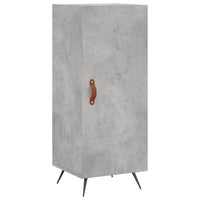 Thumbnail for Highboard Betongrau 34,5x34x180 cm Holzwerkstoff