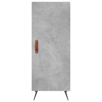 Thumbnail for Highboard Betongrau 34,5x34x180 cm Holzwerkstoff