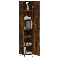 Thumbnail for Highboard Räuchereiche 34,5x34x180 cm Holzwerkstoff