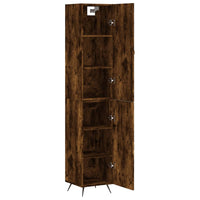 Thumbnail for Highboard Räuchereiche 34,5x34x180 cm Holzwerkstoff