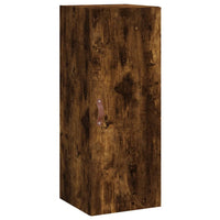 Thumbnail for Highboard Räuchereiche 34,5x34x180 cm Holzwerkstoff