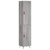Thumbnail for Highboard Grau Sonoma 34,5x34x180 cm Holzwerkstoff