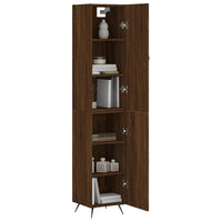 Thumbnail for Highboard Braun Eichen-Optik 34,5x34x180 cm Holzwerkstoff