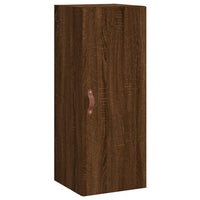 Thumbnail for Highboard Braun Eichen-Optik 34,5x34x180 cm Holzwerkstoff