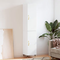 Thumbnail for Highboard Weiß 34,5x34x180 cm Holzwerkstoff