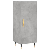 Thumbnail for Highboard Betongrau 34,5x34x180 cm Holzwerkstoff