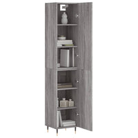 Thumbnail for Highboard Grau Sonoma 34,5x34x180 cm Holzwerkstoff