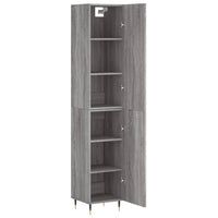 Thumbnail for Highboard Grau Sonoma 34,5x34x180 cm Holzwerkstoff