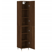 Thumbnail for Highboard Braun Eichen-Optik 34,5x34x180 cm Holzwerkstoff