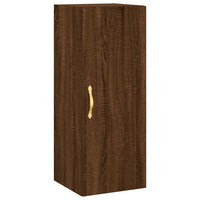 Thumbnail for Highboard Braun Eichen-Optik 34,5x34x180 cm Holzwerkstoff