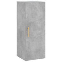 Thumbnail for Highboard Betongrau 34,5x34x180 cm Holzwerkstoff