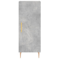 Thumbnail for Highboard Betongrau 34,5x34x180 cm Holzwerkstoff