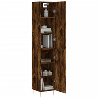 Thumbnail for Highboard Räuchereiche 34,5x34x180 cm Holzwerkstoff