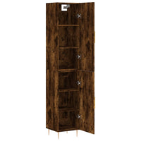 Thumbnail for Highboard Räuchereiche 34,5x34x180 cm Holzwerkstoff