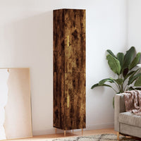 Thumbnail for Highboard Räuchereiche 34,5x34x180 cm Holzwerkstoff
