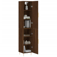 Thumbnail for Highboard Braun Eichen-Optik 34,5x34x180 cm Holzwerkstoff