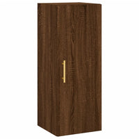 Thumbnail for Highboard Braun Eichen-Optik 34,5x34x180 cm Holzwerkstoff