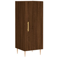 Thumbnail for Highboard Braun Eichen-Optik 34,5x34x180 cm Holzwerkstoff