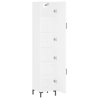 Thumbnail for Highboard Weiß 34,5x34x180 cm Holzwerkstoff