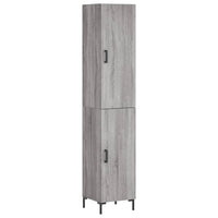 Thumbnail for Highboard Grau Sonoma 34,5x34x180 cm Holzwerkstoff