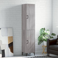 Thumbnail for Highboard Grau Sonoma 34,5x34x180 cm Holzwerkstoff
