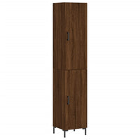 Thumbnail for Highboard Braun Eichen-Optik 34,5x34x180 cm Holzwerkstoff