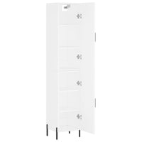 Thumbnail for Highboard Weiß 34,5x34x180 cm Holzwerkstoff