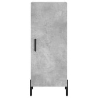 Thumbnail for Highboard Betongrau 34,5x34x180 cm Holzwerkstoff